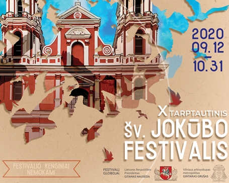 Plakat X festiwalu św. Jakuba